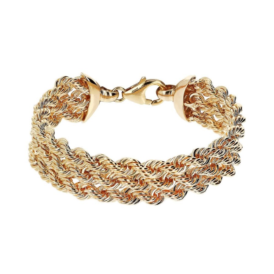 Bracciali Etrusca Gioielli | Bracciale Multifilo Maxi Catena Corda