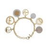 Bracciali Etrusca Gioielli | Bracciale Catena Rolo Con Charms Monete